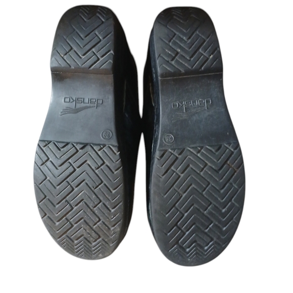 Dansko Blue/Green Marbled Tie Dye Patterned Professional Clogs Women's size 9 - Picture 10 of 12